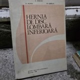 Hernia de disc lombara inferioara - C. Arseni