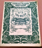 Luna-Walzer (Frau Luna) de Paul Lincke - Partitura muzicala veche