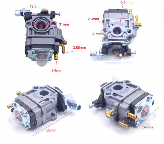 Carburator motocositoare&nbsp;32,5 cc&nbsp;&nbsp;D1260