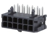 Soclu Micro-Fit 3.0 3mm 12 PIN 8,5A THT, MOLEX