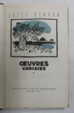 JULES RENARD , OEUVRES CHOISIES , 1958