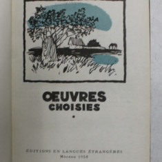 JULES RENARD , OEUVRES CHOISIES , 1958