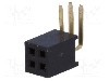 Conector 4 pini, seria {{Serie conector}}, pas pini 1,27mm, CONNFLY - DS1065-14-2*2S8BR foto