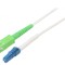 Patch Cord Fibră Optică OS2 LC/UPC-SC/APC 25m Alb LSZH