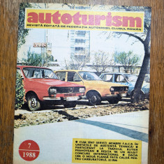 Revista Autoturism nr. 7 / 1988, coperta Dacia / CSP