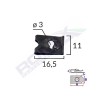 Clips Fixare Universali Negri - Set 25 Bucati - Compatibil Universal