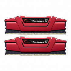 Memorie GSKill Ripjaws V Red 8GB (2x4GB) DDR4 2133MHz CL15 Dual Channel Kit foto