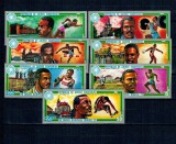 Guinea Ecuatoriala 1972 - Jocurile Olimpice de vara, medaliati, serie nedantelata neuzata