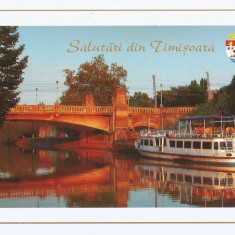 Romania, Timisoara, Salutari din Timisoara, carte postala necirculata