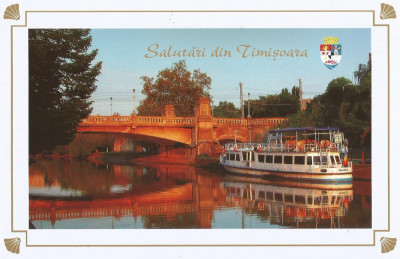 Romania, Timisoara, Salutari din Timisoara, carte postala necirculata foto