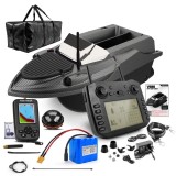 Cumpara ieftin Barca Plantat, Nadit si Momit iUni V080, GPS, Sonar Fish Finder, Geanta Transport, 20000mAh, 800m, 15km/h