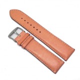Cumpara ieftin Curea de ceas Antialergica din Piele Naturala - Culoare Somon - 22mm - WZ3719, Time Veranda