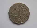 1 ANNA 1934 INDIA