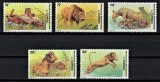 Timbre Congo 2002, Fauna Africana, Lei, Serie Completa, MNH (valoare Michel 8.5&euro;)