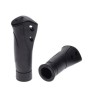 Set 2 mansoane biciclete cu 1 schimbator, L 120/93mm, culoare negru Cod:AWR2227