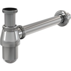 Sifon lavoar metalic DN32 cu piulita 5/4&amp;quot;, Alcaplast A431