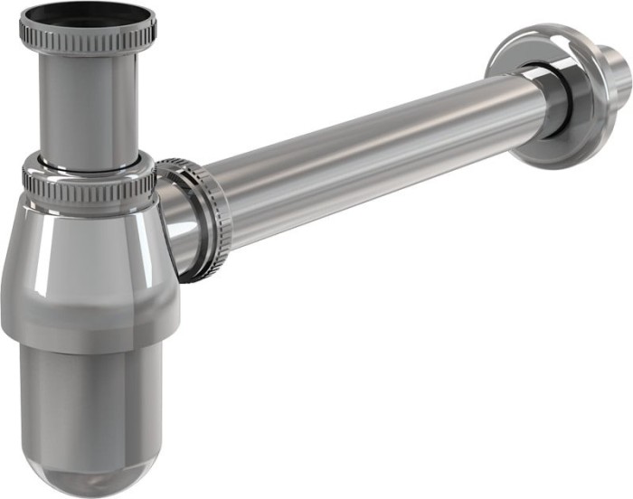 Sifon lavoar metalic DN32 cu piulita 5/4&amp;quot;, Alcaplast A431