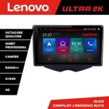 Navigatie yundai Veloster Android radio gps internet 8 core QLED Qualcomm 4+64 360 Lenovo CarStore Technology