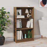 VidaXL Bibliotecă, stejar maro, 60x24x109 cm, lemn prelucrat