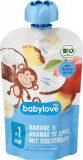 Babylove Piure de banană cu ananas și cocos ECO, 100 g