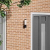 VidaXL Aplică de perete pentru exterior Negru 12 x 7.5 x 29 cm 4005939