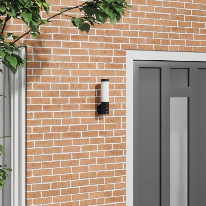 Aplică de perete pentru exterior Negru 12 x 7.5 x 29 cm