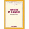Hongrois et slovaques - Boros Ferenc