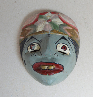 Veche masca de teatru Bali foto