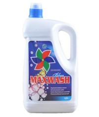 Detergent lichid, MaxWash Blue, pentru rufe culor si albe, 4.9 Litri foto