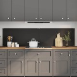 Cumpara ieftin Panou de bucatarie 2 buc. Negru 100 x 50 cm sticla securizata