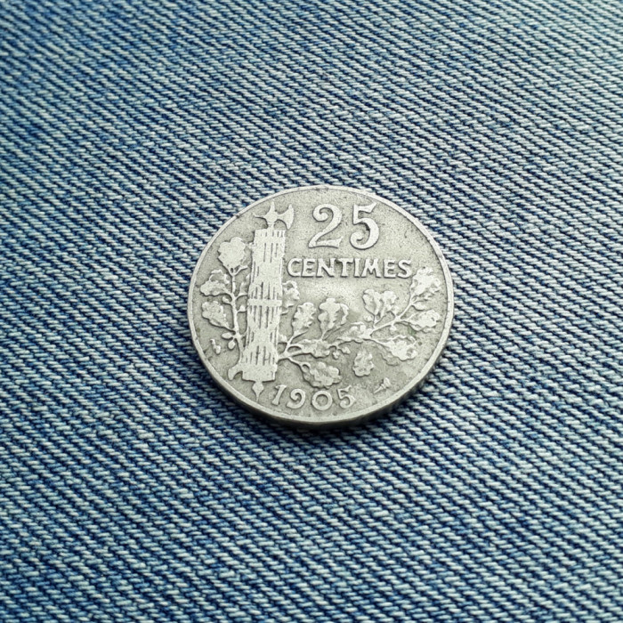 3c - 25 Centimes 1905 Franta