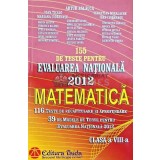 155 de teste pentru evaluarea nationala 2012, matematica, clasa a viii-a - 2011 - Artur Balauca (AQ161)