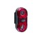 Stop bicicleta Tork cu 2 LED-uri rosii super bright, 0.5W, 17 lumeni, 3 functii
