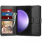 Husa Tip Carte iPhone 12 Pro cu Flip Magnetic Negru TD Book