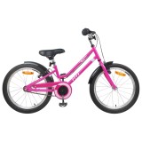 vidaXL Bicicletă pentru Copii 24 Inci pentru 8-12 ani Roz Negru 42009246