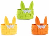 Cumpara ieftin Set 3 cosulete Paste textil multicolor 15x11x9 cm