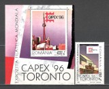 Romania.1996 Expozitia filatelica CAPEX XR.1144