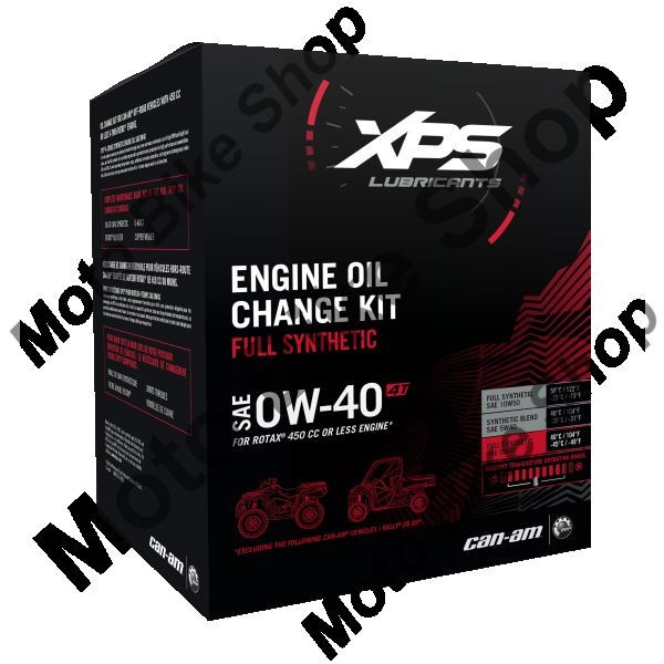 MBS Kit schimb ulei full sintetic BPR XPS Can-Am 0W40, Rotax 450cc si sub 450cc, Cod Produs: 779257BR