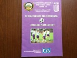 program meci fotbal FC politehinca aek timisoara - ceahlaul piatra neamt campionatul romaniei divizia A 2002 - 2003 / 16 pagini fan sport hobby