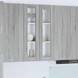 VidaXL Dulap suspendat Riga Gri Sonoma 60 x 31 x 100 cm Lemn compozit 884391
