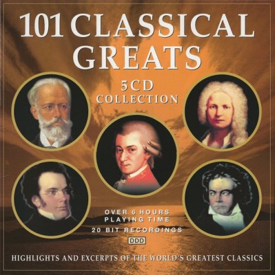 Various - 101 Classical Greats, 5 x CD foto