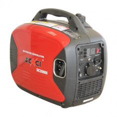 Generator de curent tip inverter, monofazat Senci SC-2000i, 1.8 kW, AVR, benzina, motor Yahama foto