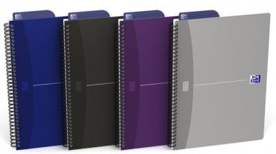 Caiet cu spirala B5, OXFORD Office Essentials, 90 file - 90g/mp, Scribzee, foto