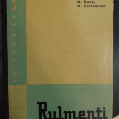 Rulmenti - Al. Tolpeghin I. Spitzer N. Duca R. Sziszmann ,548128