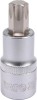 Bit Torx T55 YATO cu Adaptor 1/2&quot;, 55mm, Otel Forjat, Antiderapant, Profesional, Ateliere Auto, Service