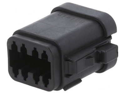 Conector cablu-cablu PX0 8 pini negru mamă foto