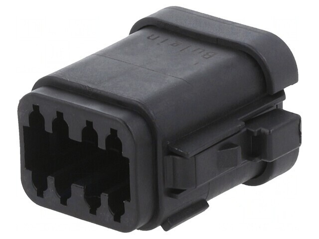 Conector cablu-cablu PX0 8 pini negru mamă