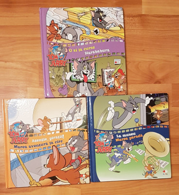 Set 3 carti Tom si Jerry Editura Litera foto