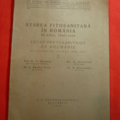 Tr.Savulescu si colab.- Starea Fitosanitara in Romania1934-1935 -bilingv ,Ed1936