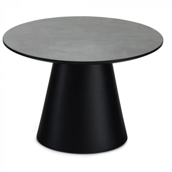 Round Coffee Table Tango &oslash;60x40 Dark Grey